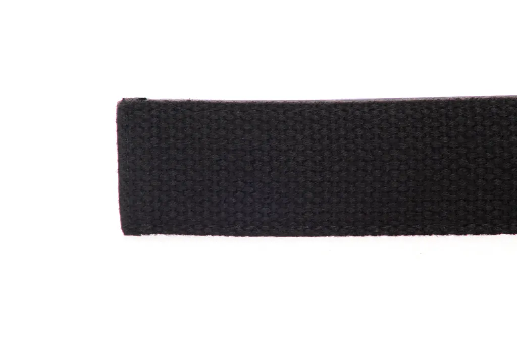 1.25" Black Canvas Strap