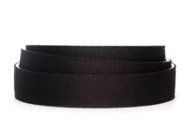 1.25" Black Canvas Strap