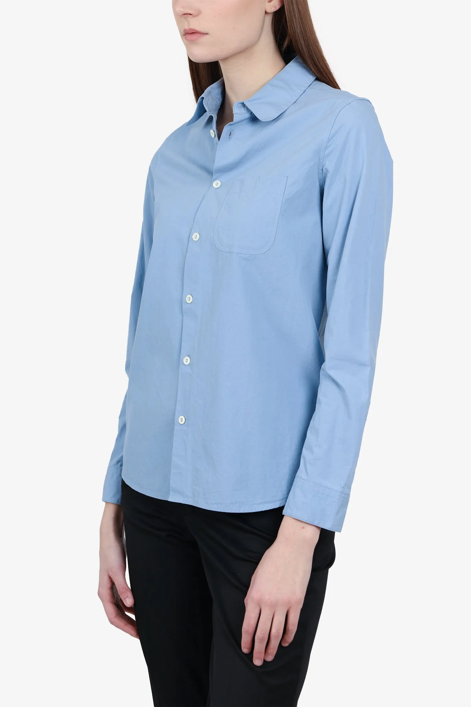 A.P.C. White Button Up Blouse Size XS