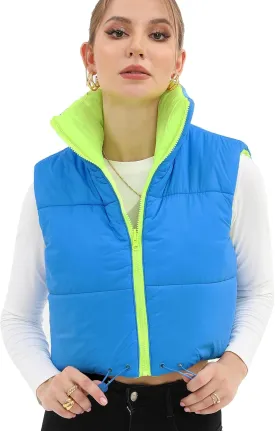 Argstar Women's Vest, Quilted Lightweight Zip Pockets Padded Gilet (XS-2XL)