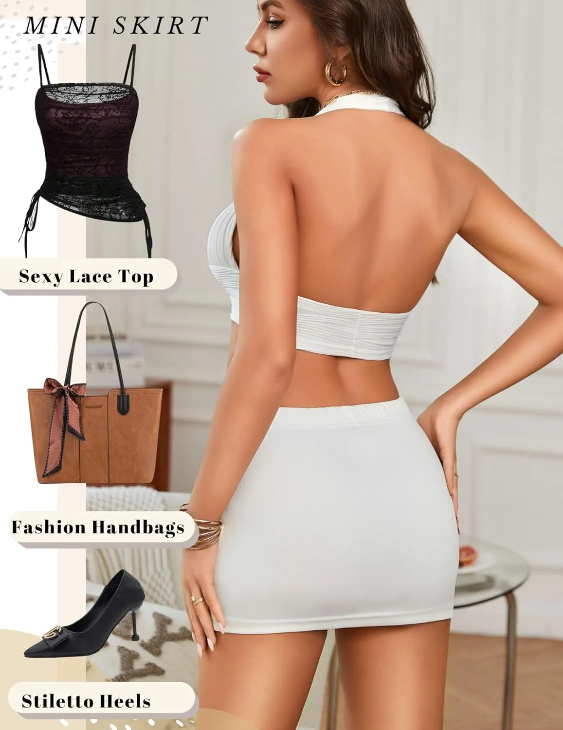 Avidlove Women Mini Skort Skirts Pencil Bodycon Short Skirts Y2k Leopard Print Skorts with Shorts Underneath