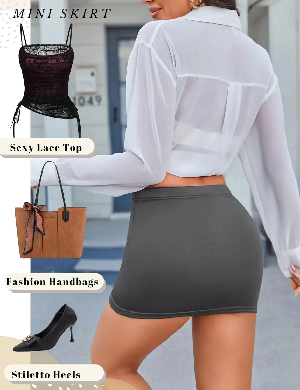 Avidlove Women Mini Skort Skirts Pencil Bodycon Short Skirts Y2k Leopard Print Skorts with Shorts Underneath