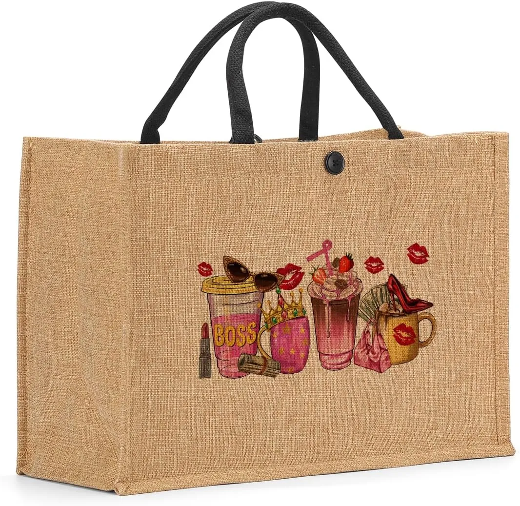 Canvas Tote Bag, Christmas Mothers Day Birthday Gifts for Female Woman