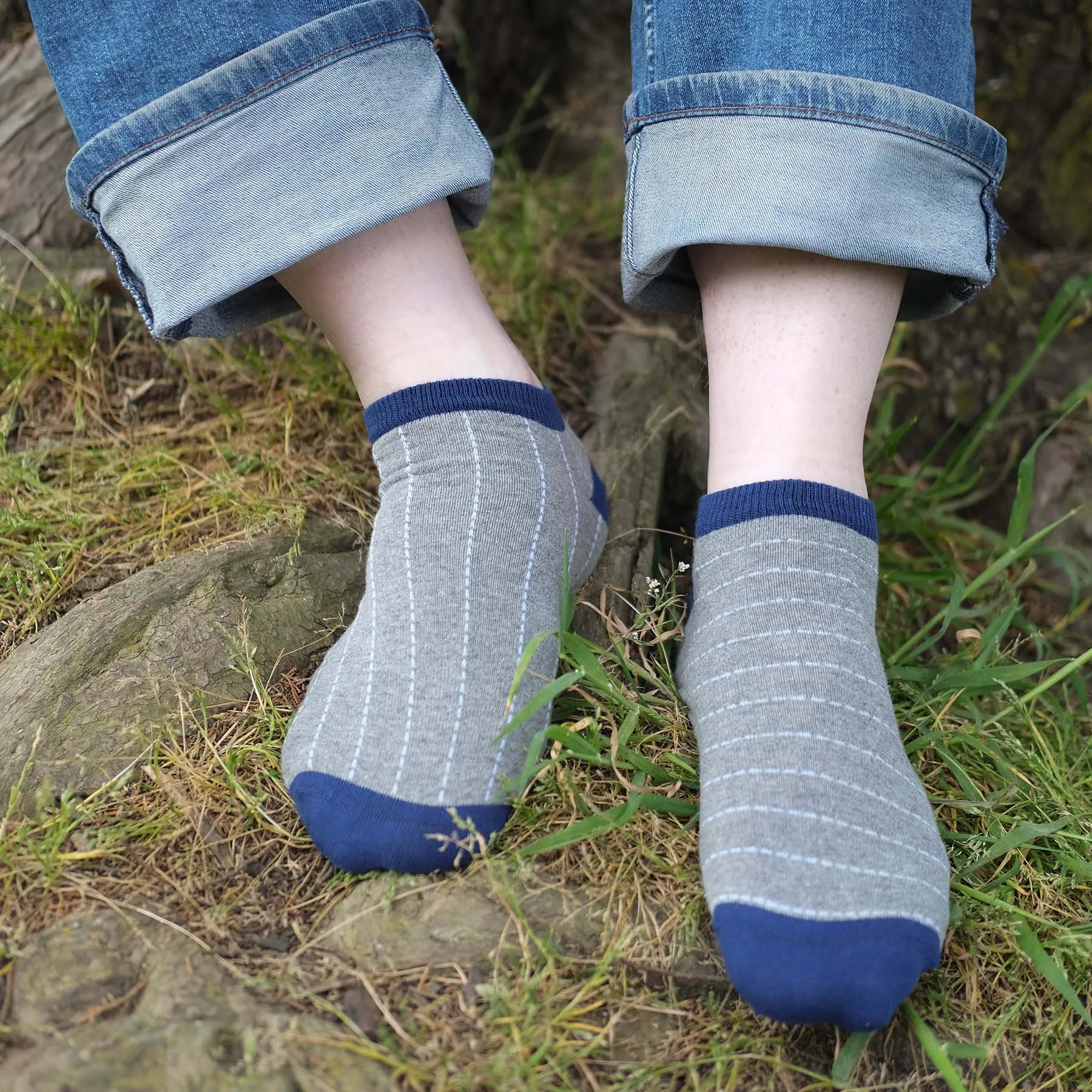 Dash Men's Trainer Socks - Grey