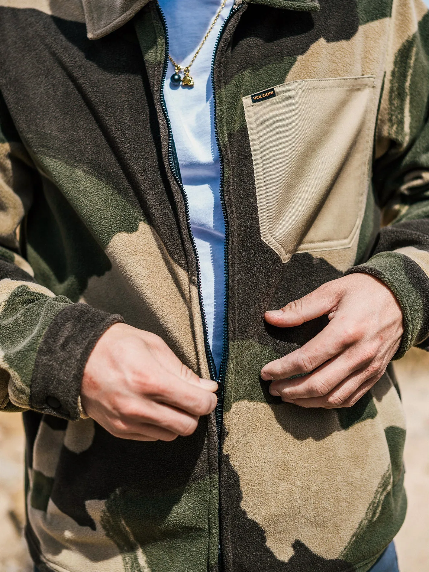 Imson Fleece Jacket  - Camouflage