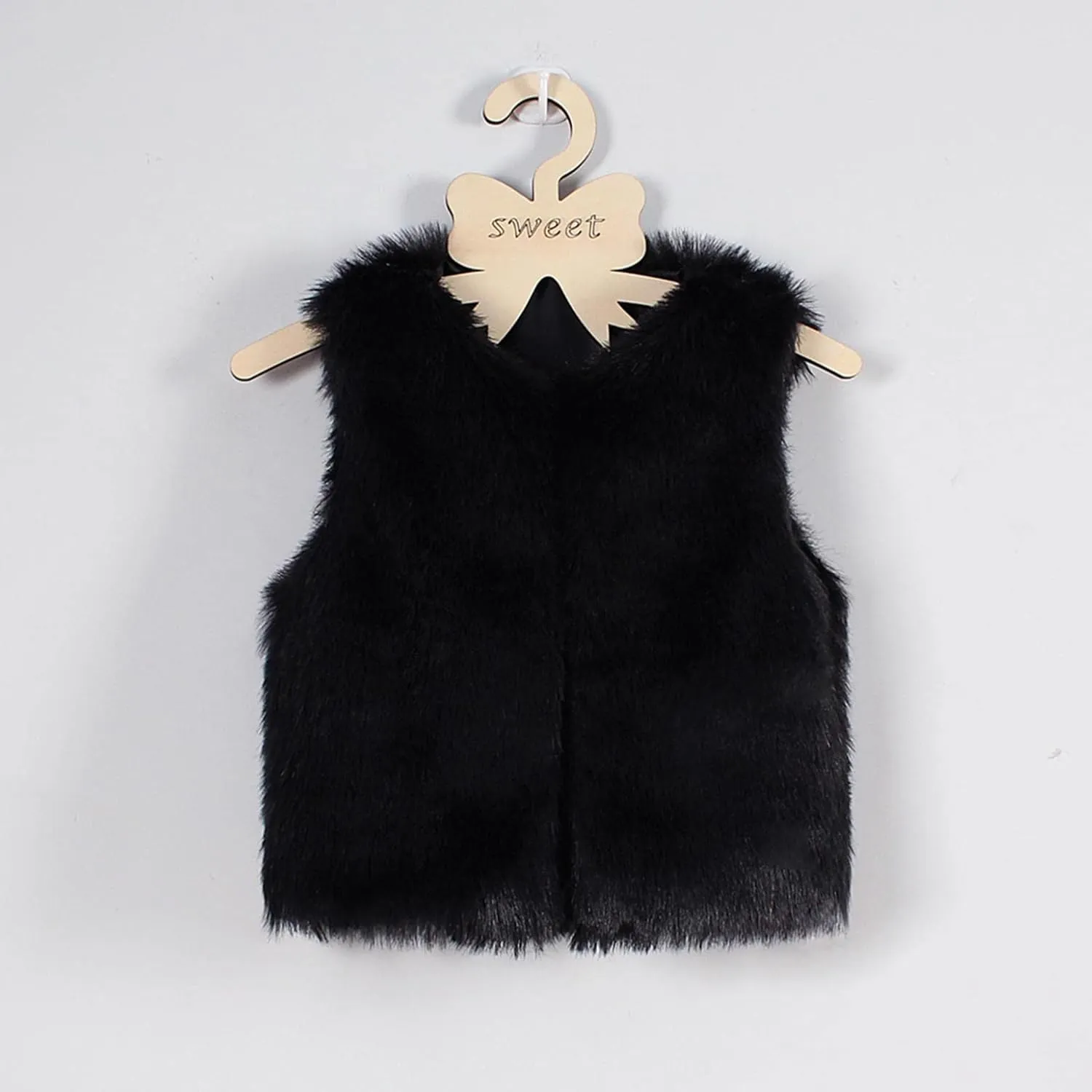 Kids Baby Girls Winter Warm Faux Fur Fleece Coat Jacket Warm Outwear Thicken Pocket Baby Girl Clothes Outfit