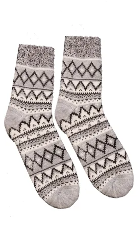 LUXURY WOMEN'S FLUFFY CASHMERE MIX SPARKLE SOCK W32