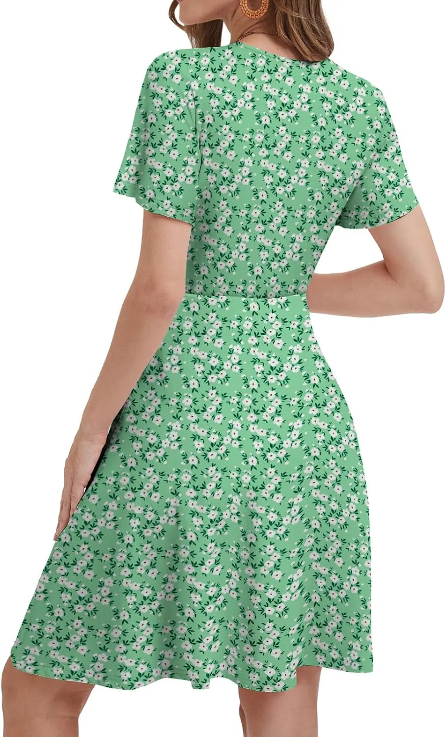 MixShe Summer Dresses for Women 2025 Floral Sundresses Elegant Classy Fashion Casual Outfit Plus Size