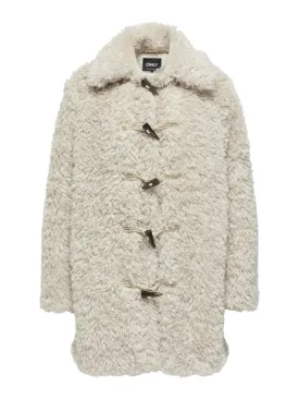 Only / Damen-Mäntel / ONLVIKI FAUX FUR DUFFLE COAT OTW