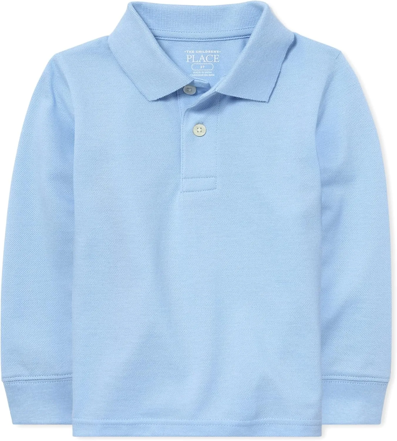 The Children'S Place Boys Long Sleeve Pique Polo