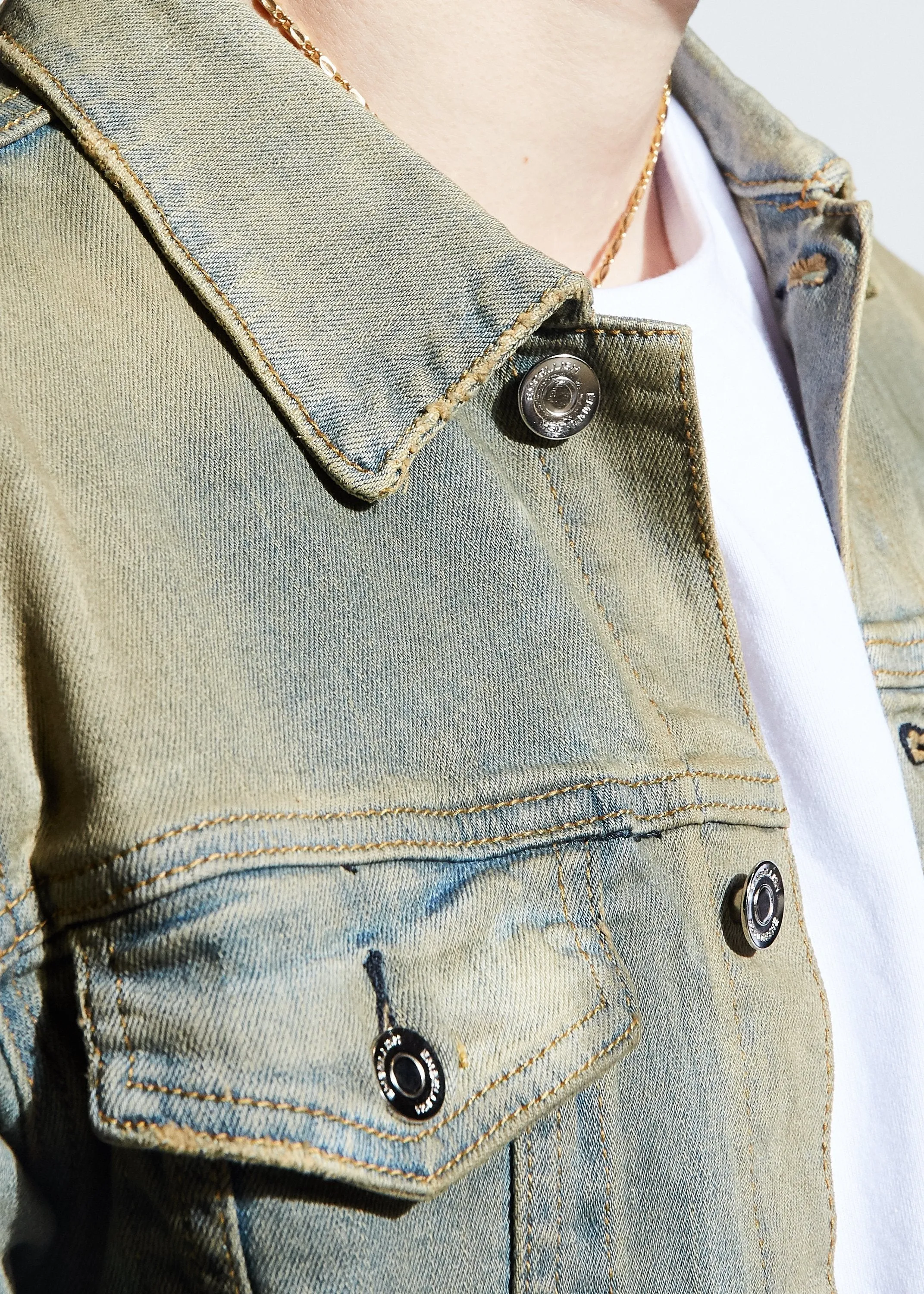 Valentino Denim Jacket (Sand)
